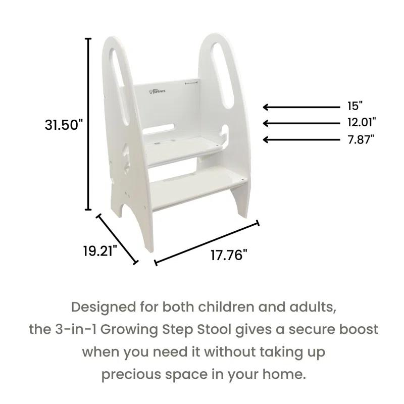 Little Partners 3-in-1 Growing Step Stool