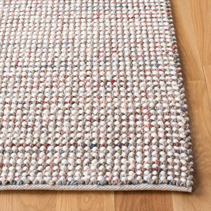 Latitude Run® Vermont Hand Woven Wool Solid Color Rug