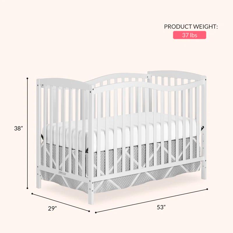 Dream On Me Chelsea 5-in-1 Convertible Crib