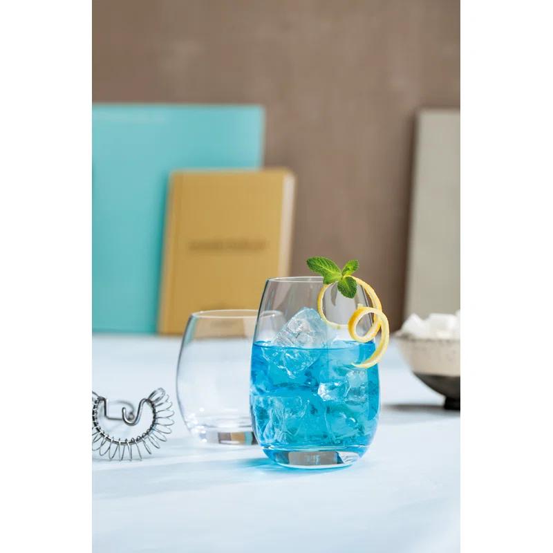 Luigi Bormioli Michelangelo Masterpiece 15.5 oz Stemless Drinking Glasses (Set of 4)
