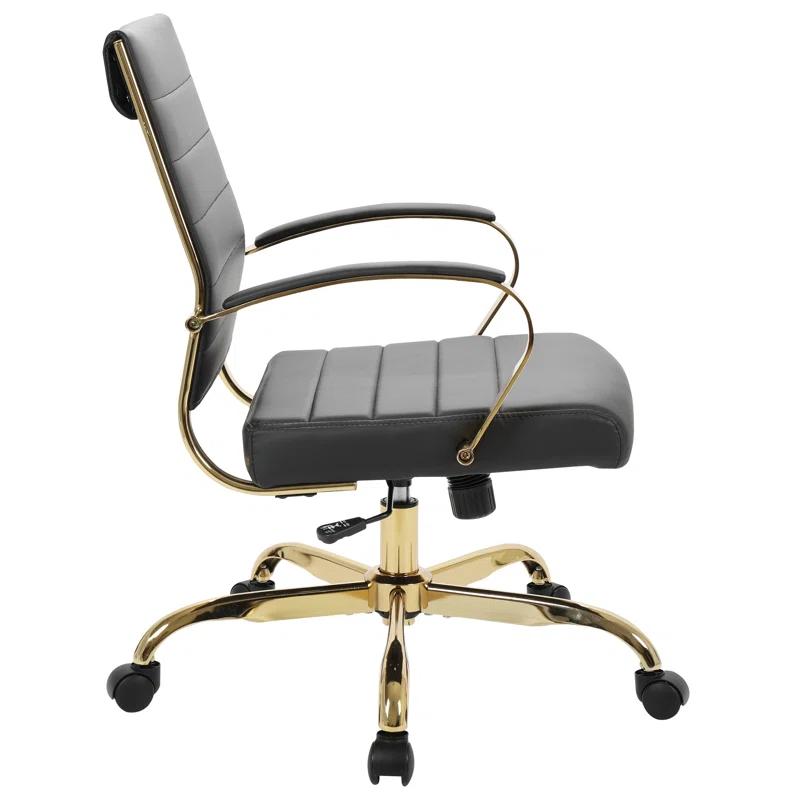 Everly Quinn Naudain Leather Office Conference Chair Modern Executive Meeting Room Chairs