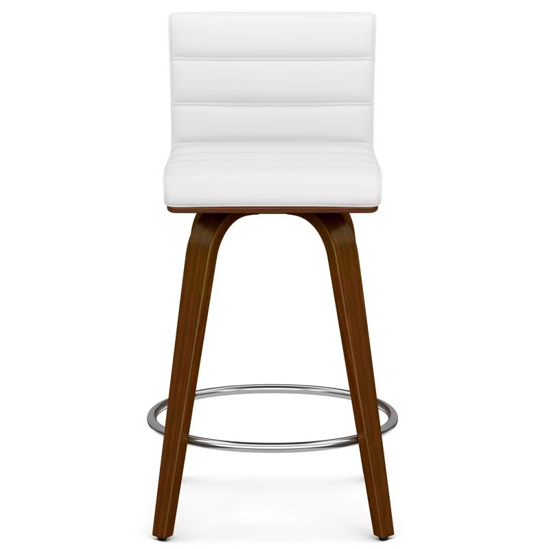 Roland Swivel Upholstered Counter Stool