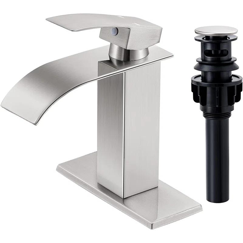 Bathroom Faucet, Single Handle Bathroom Faucets for 1 or 3 Hole Bathroom Sink Faucet