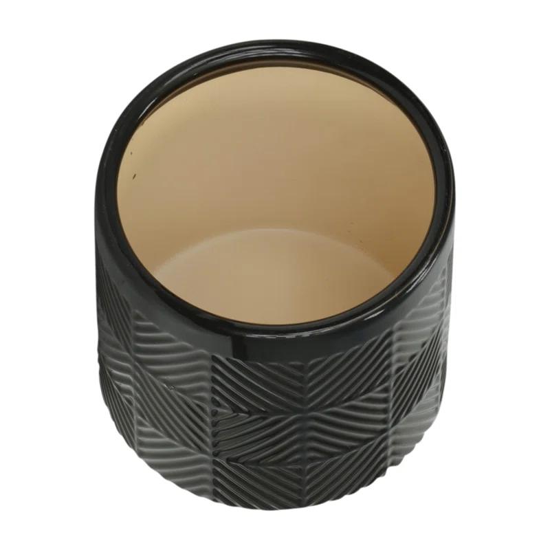 Ceramic Footed Planter Set of 2 Indoor and Outdoor