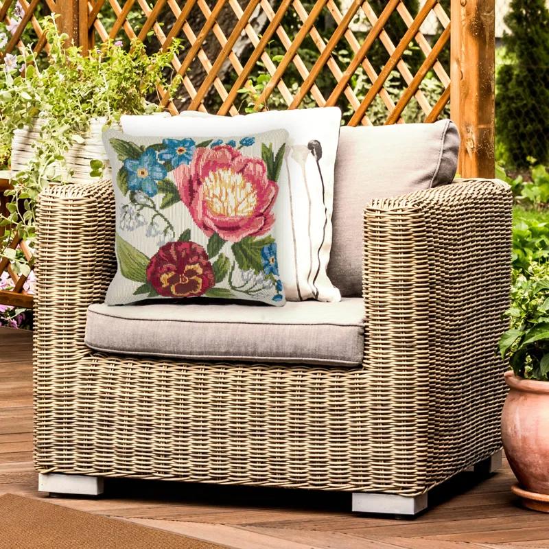 Liora Manne Marina No Decorative Addition Indoor/Outdoor Throw Pillow
