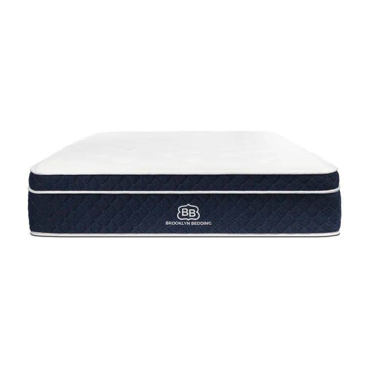 Brooklyn Bedding Brooklyn Standard 14" Plush Hybrid Mattress with Cooling Cover