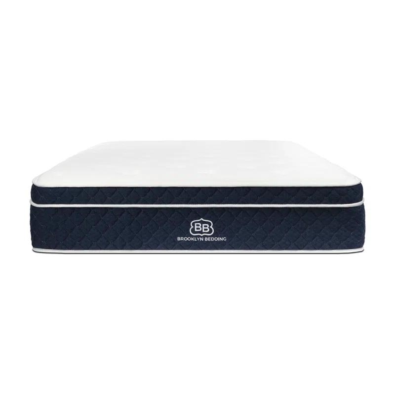Brooklyn Bedding Brooklyn Standard 14" Plush Hybrid Mattress with Cooling Cover