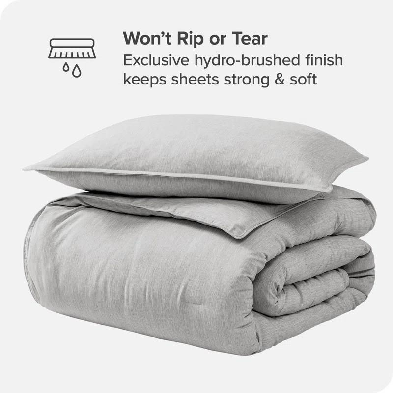 Bare Home Bare Home Heathered Comforter Set - Ultra-Soft - Goose Down Alternative - All Season Warmth