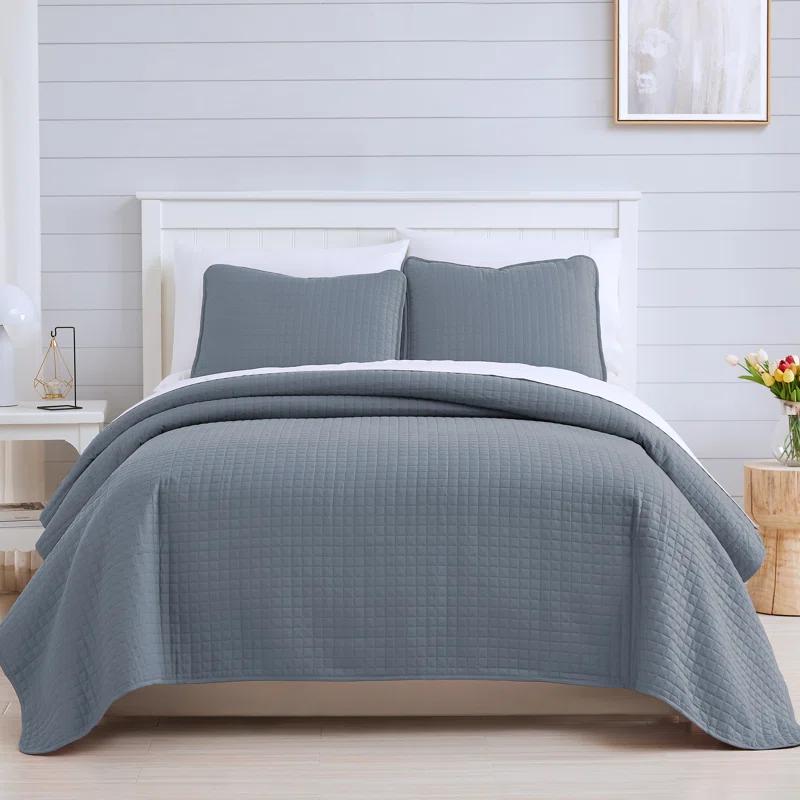 SouthShore Fine Linens Vilano Springs ® Oversized, light-weight Hotel Quality Quilt Set with matching shams