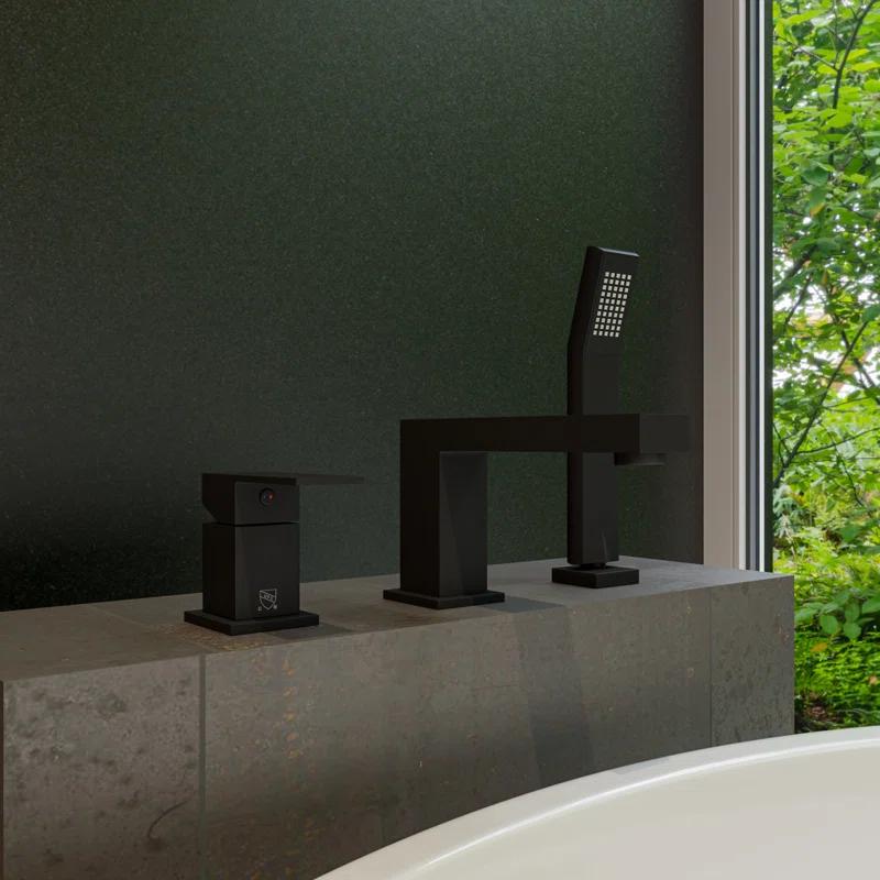 1 Handle Deck Roman Tub Faucet with Diverter