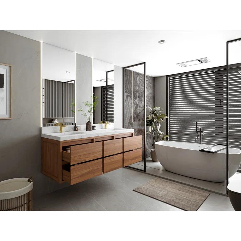 Willow Collections Madison 60'' Double Bathroom Vanity with Top