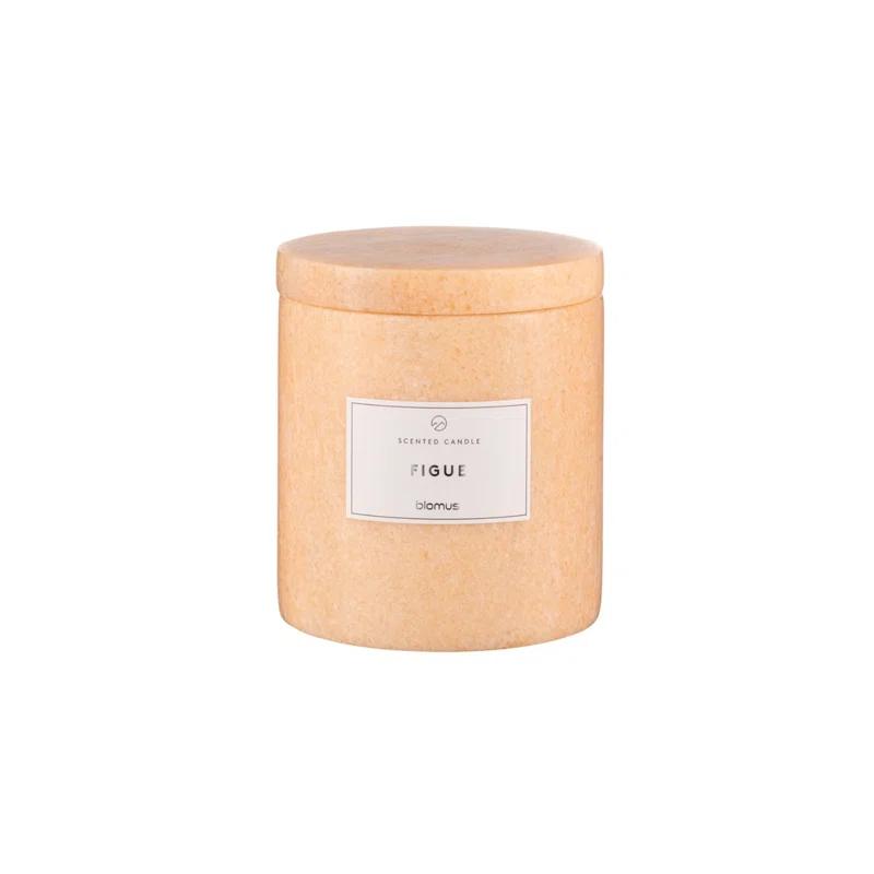 Blomus FRABLI Scented Candle w/Marble Container - Large - Fig Fragrance