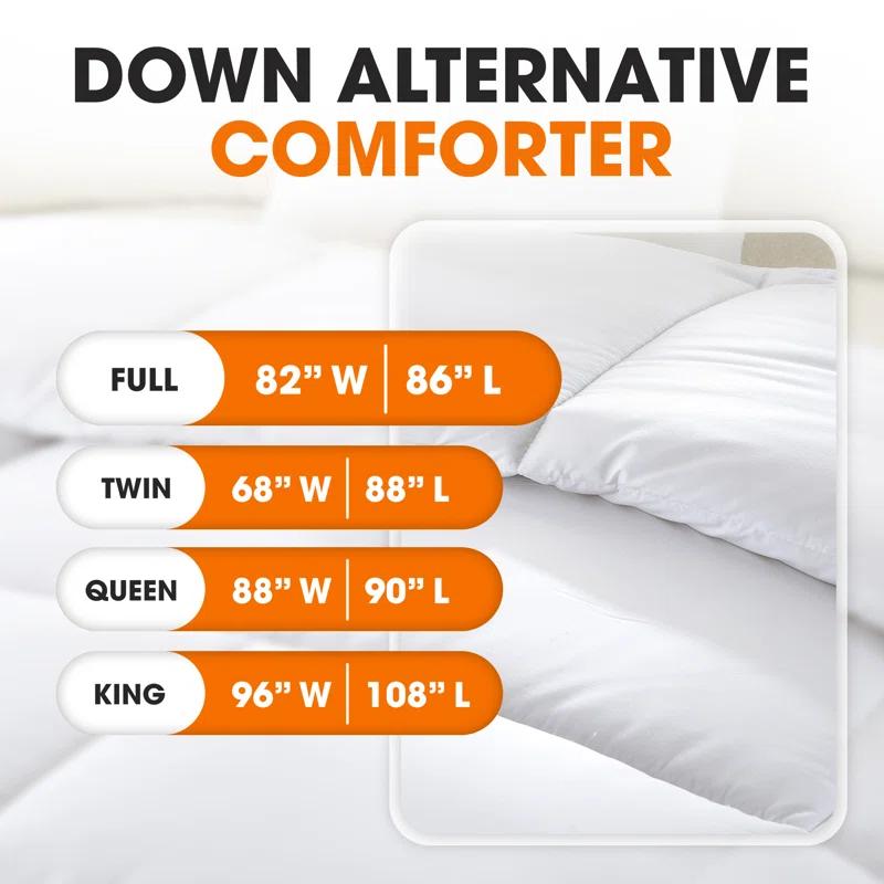 Full / Double All Season Microfiber Down Alternative Comforter