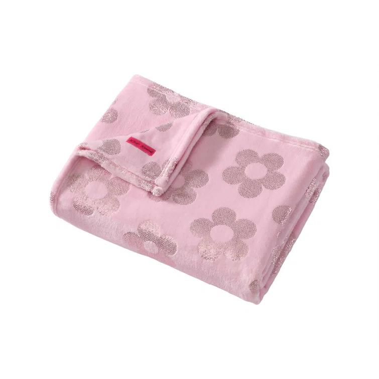 Betsey Johnson Betsey Johnson Printed Ultra Soft Plush Fleece Blankets