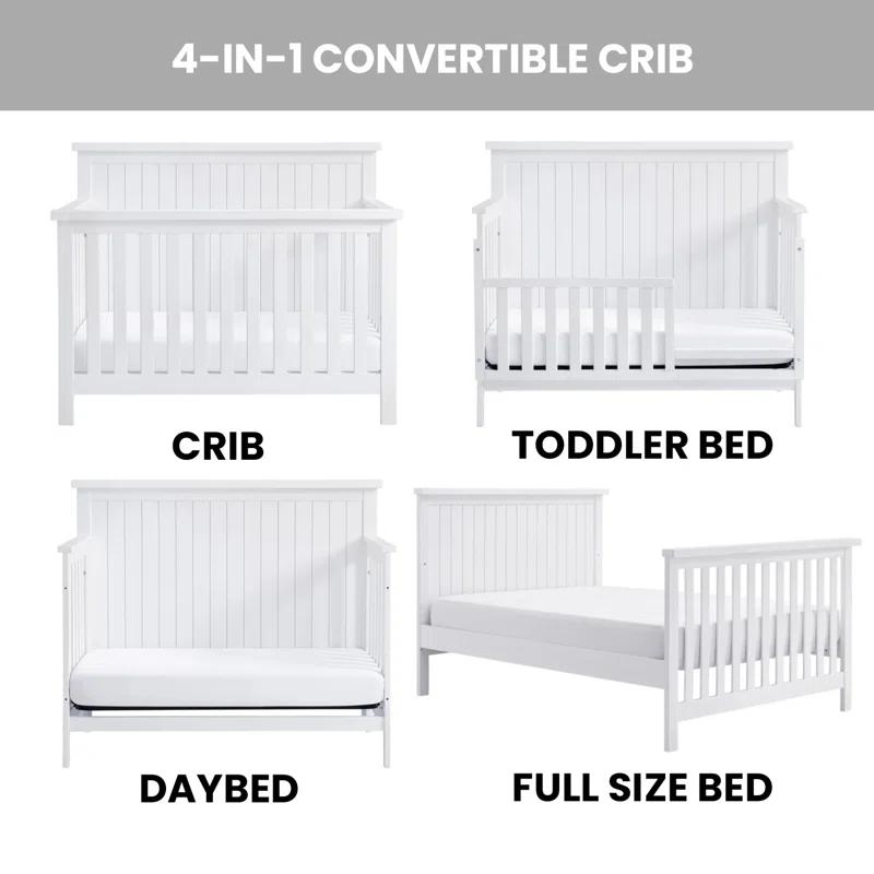 Soho Baby Everlee 4 in 1 Convertible Crib
