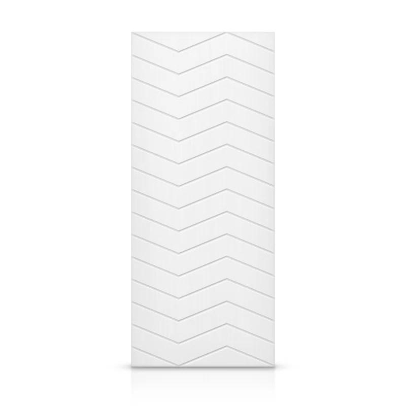 Calhome Hollow Paneled Painted Slab Door