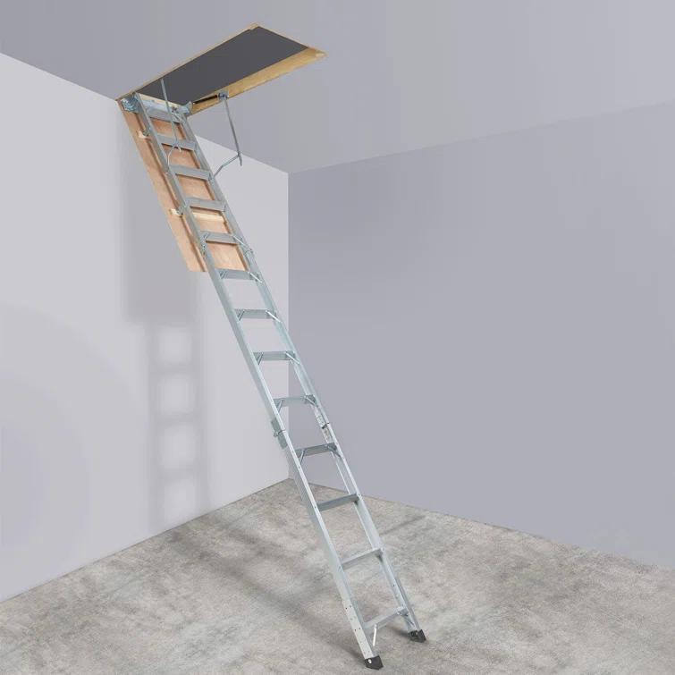 VEVOR 12 - Step Aluminum Lightweight Attic Ladder