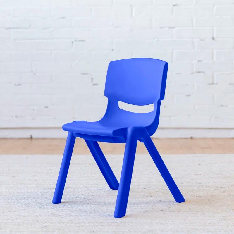 ECR4Kids Plastic School Stack Chair, Classroom Furniture
