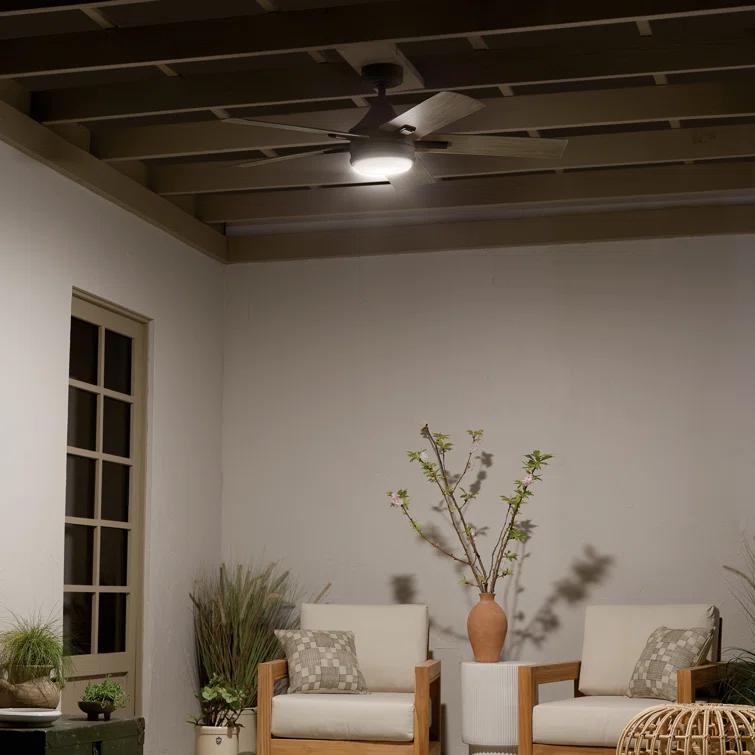 Latitude Run® 52'' Ceiling Fan with LED Lights