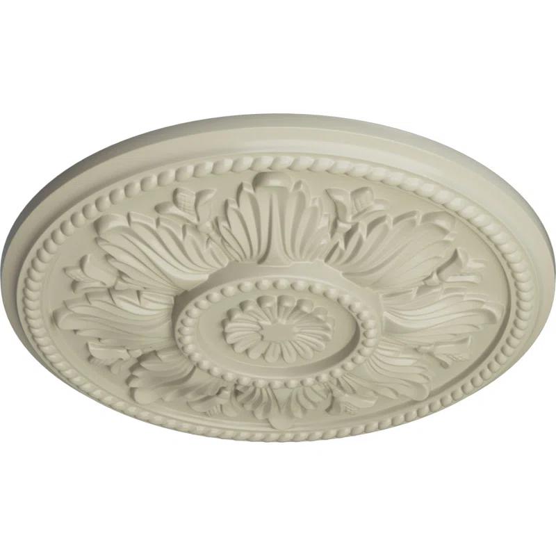 Ekena Millwork Edinburgh 18'' H x 18'' W D Urethane Ceiling Medallion