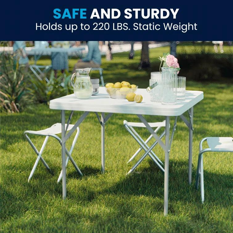 Flash Furniture Noah Square Plastic Folding Event Table