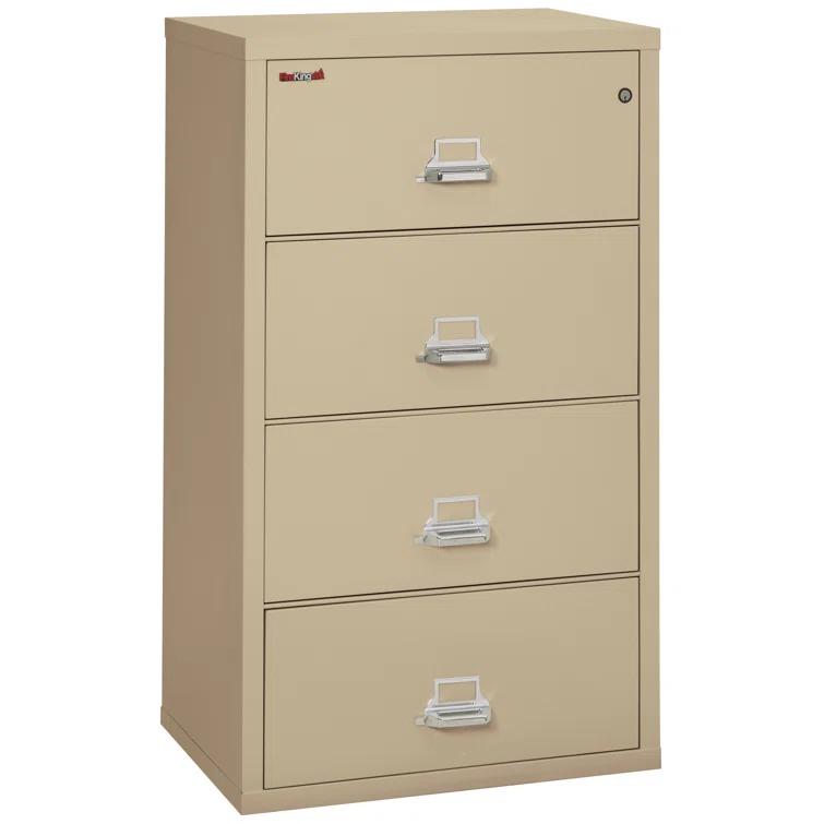 FireKing Fireproof 31.13'' Wide 4 -Drawer Steel File Cabinet