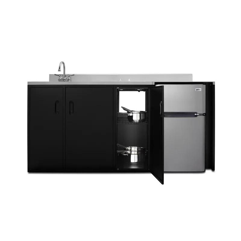 Summit Appliance Summit Appliance 3.2 Cubic Feet cu. ft. Mini Fridge with Freezer Kitchenette