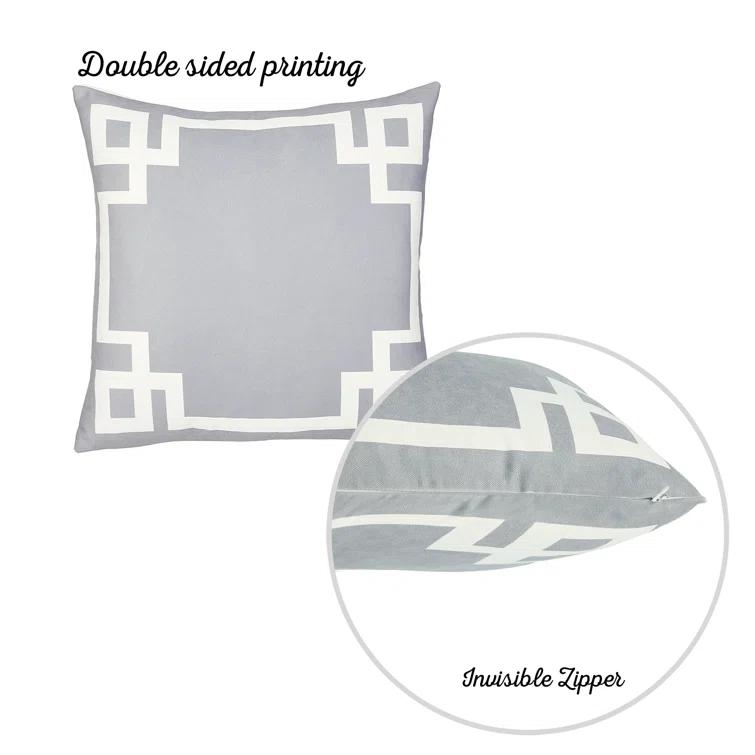 Apolena Albion Geometric Reversible Pillow Cover (Set of 2)