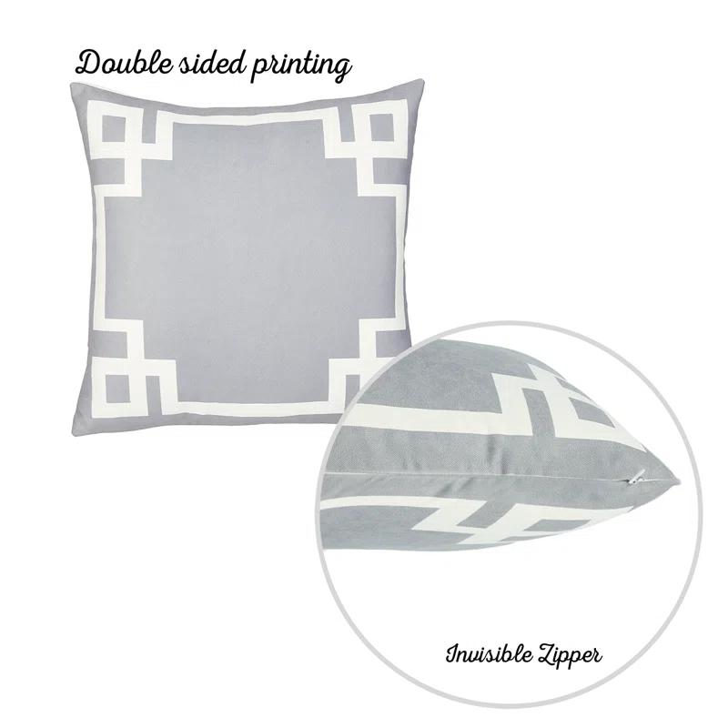 Apolena Albion Geometric Reversible Pillow Cover (Set of 2)