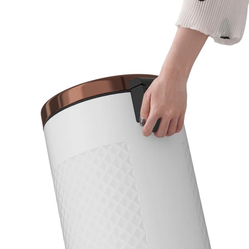 Innovaze Metal Step On Kitchen Trash Can - 8 Gallons