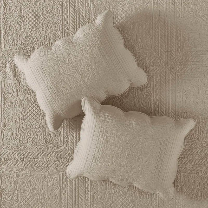 Madison Park Tuscany Scalloped Edge Quilt Set