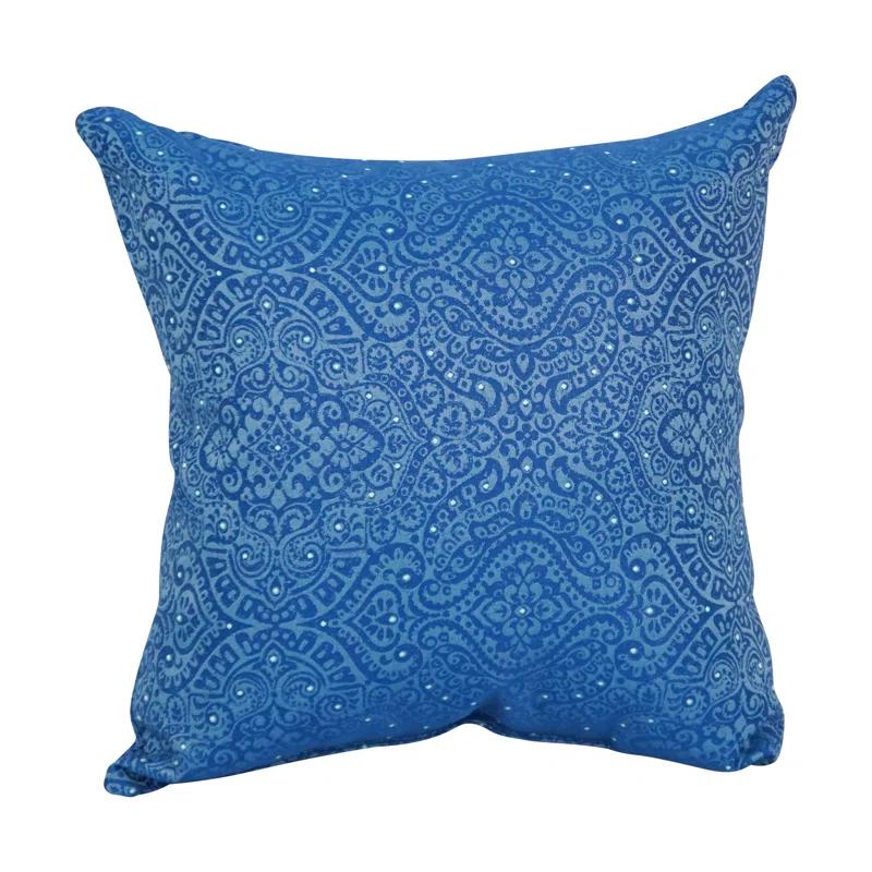 Blazing Needles Floral Reversible Throw Pillow (Set of 2)