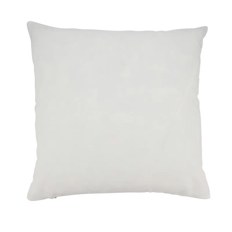 Saro Tropical Flamingo and Palm Tree Outdoor Pillow with Poly Fill