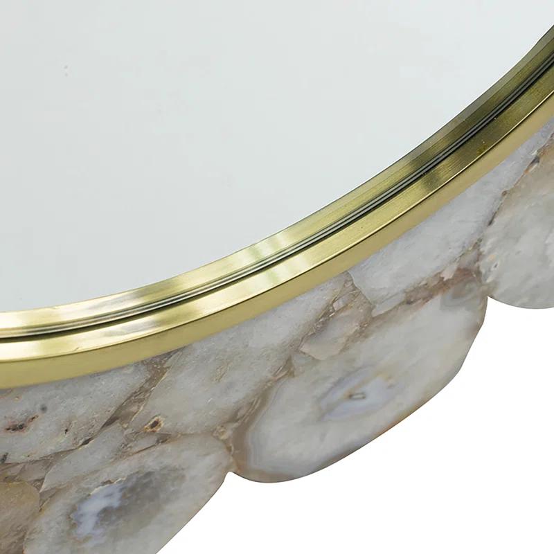 A&B Home Agate Flat Mirror
