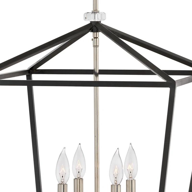 Hinkley Stinson 4 - Light Lantern Geometric Chandelier