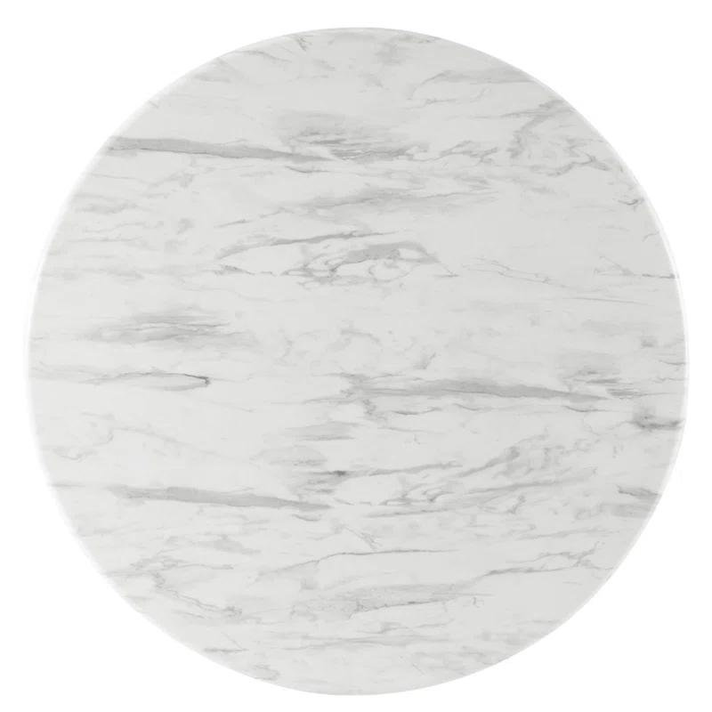Modway Modway Gallant Round Performance Artificial Marble Dining Table
