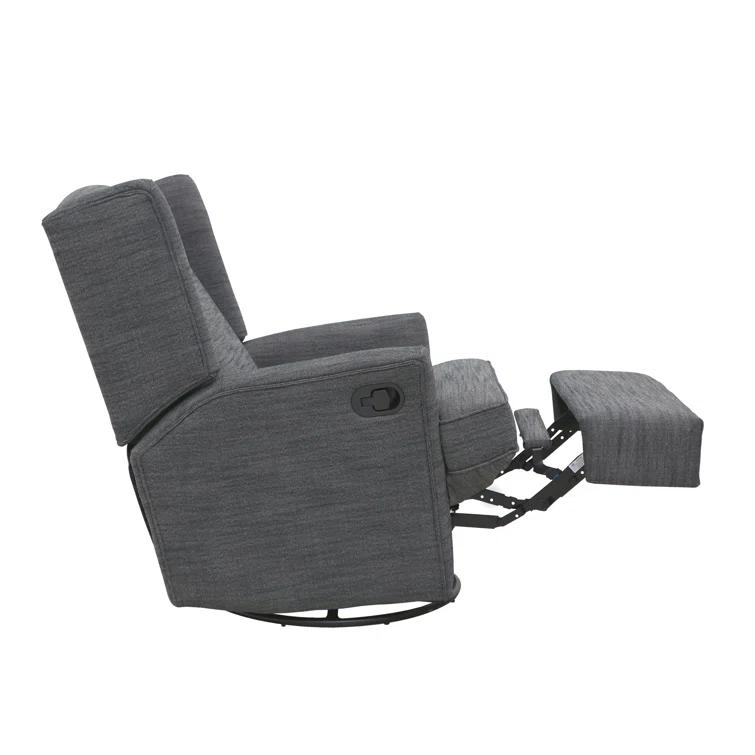 Heming Wingback Recliner Nursery Glider