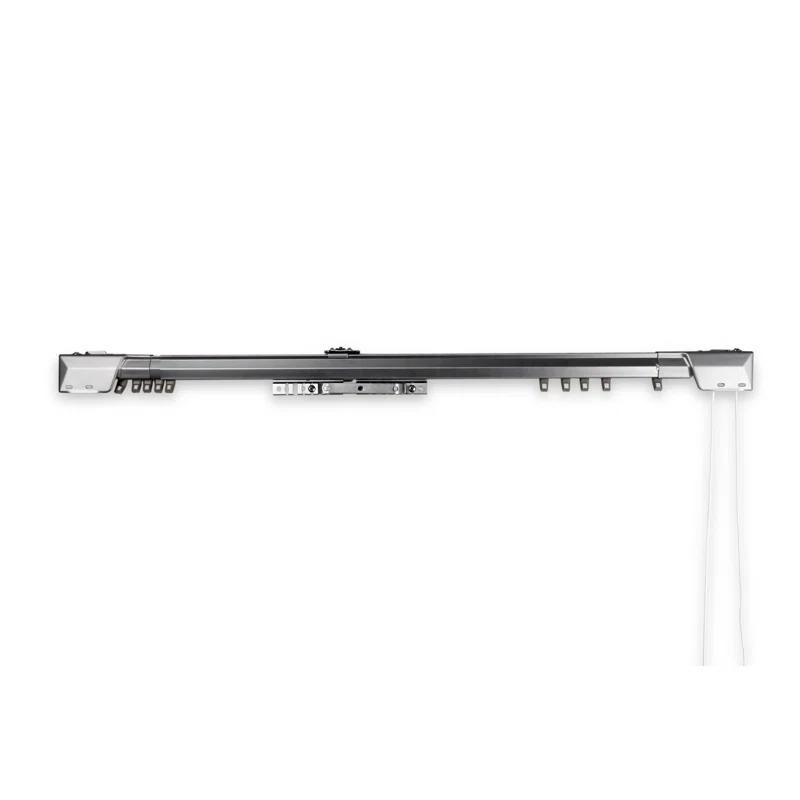 Symple Stuff Bembry Steel Adjustable Single Curtain Rod