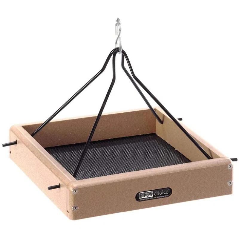 Birds Choice Hanging Platform Bird Feeder in Recycled Plastic Small
