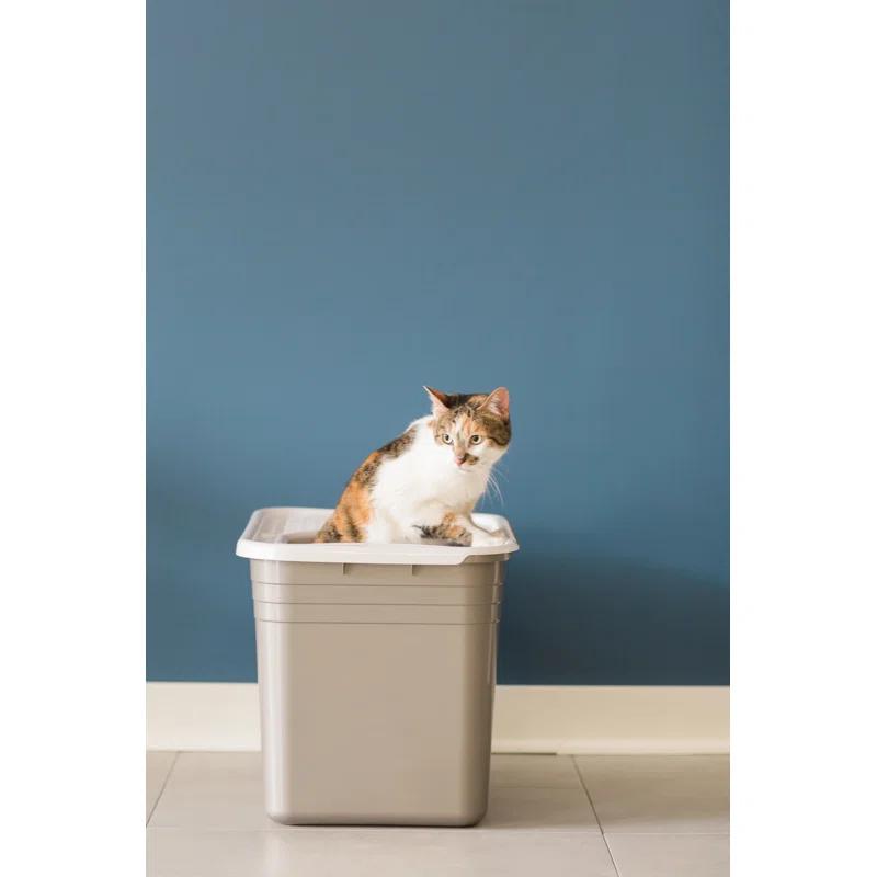 Plastic Enclosed Litter Box