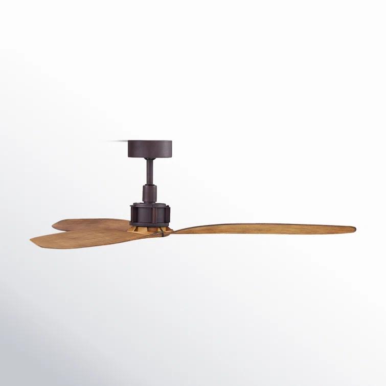 52" Zelda 3 - Blade Standard Ceiling Fan with Remote Control