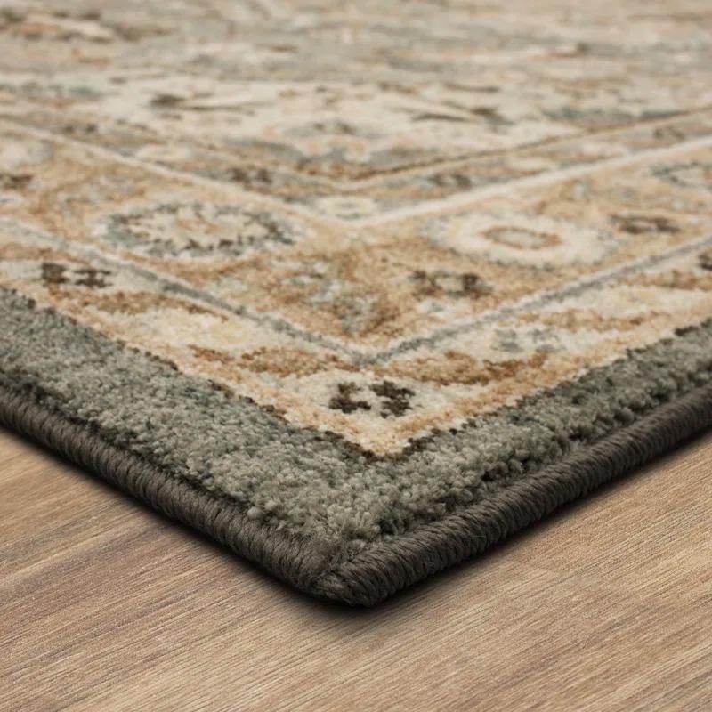 Karastan Euphoria Gray Traditional Ornamental Area Rug