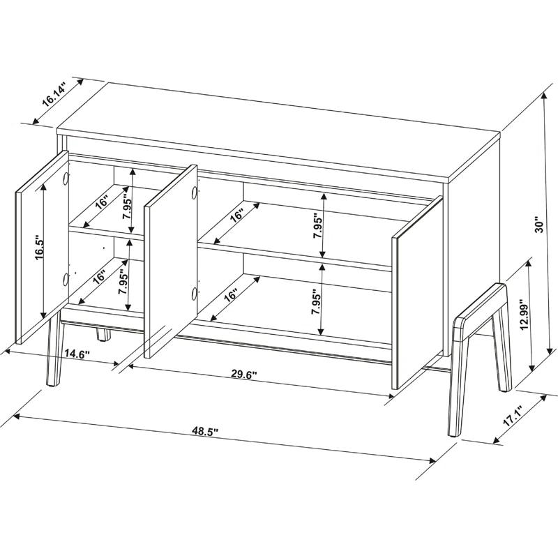 George Oliver Jernya 48.50'' Sideboard