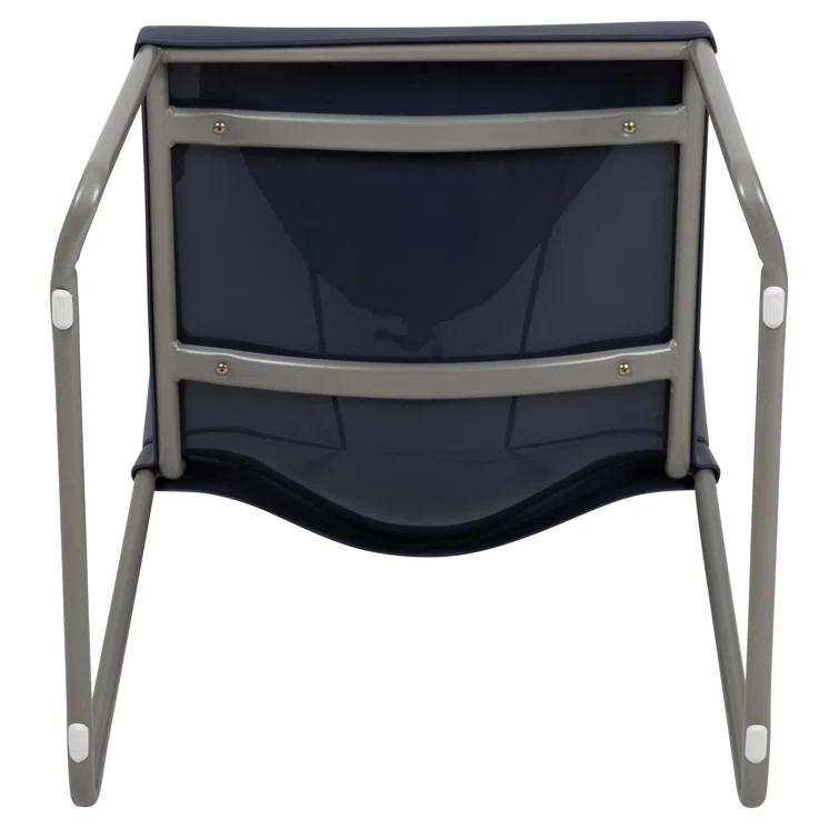 Flash Furniture Brielle Contoured Sled Base Stackable Waiting Room Chairs (Set of 5)
