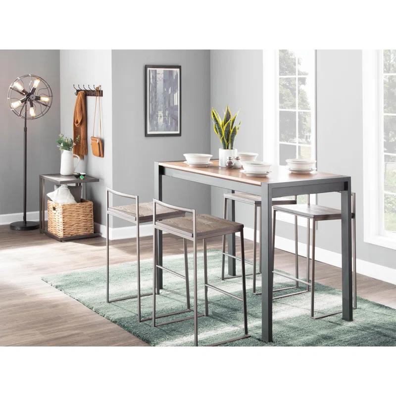 Wenty Counter Stool with Metal Frame (Set of 2)