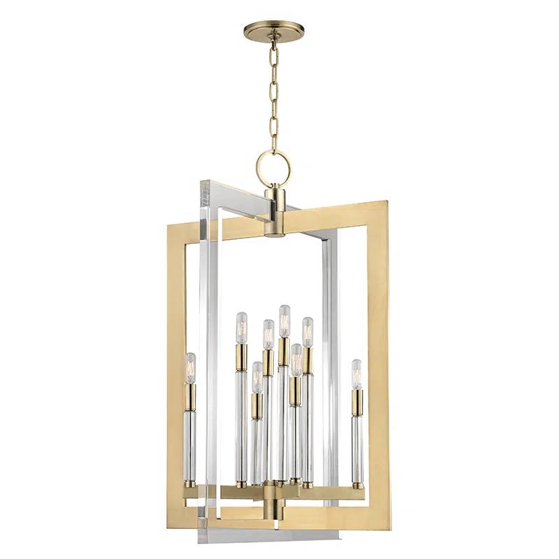 Wellington 8 - Light Dimmable Geometric Chandelier
