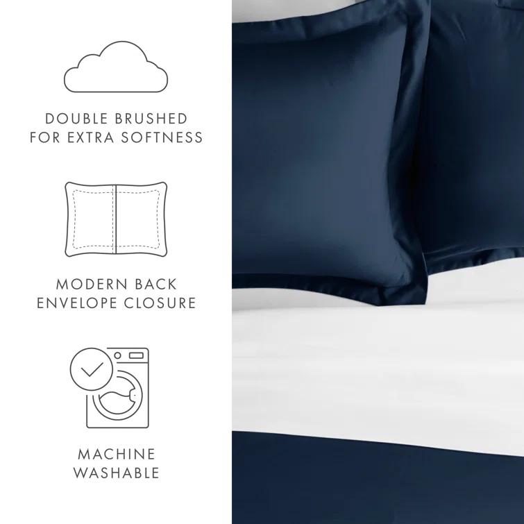 Becky Cameron Pillow Shams 2-Pack Microfiber Ultra Soft Bedding (Set of 2)