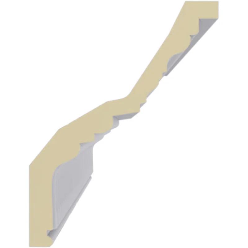 6 1/2"H x 5"P x 8 1/4"F x 94 1/2"L, (1" Repeat), Berkshire Crown Moulding
