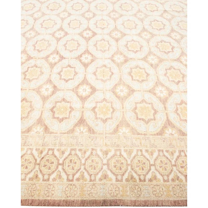 Isabelline Keneshia One-of-a-Kind 8' 0" X 9' 7" 2010s Wool Area Rug in Blue