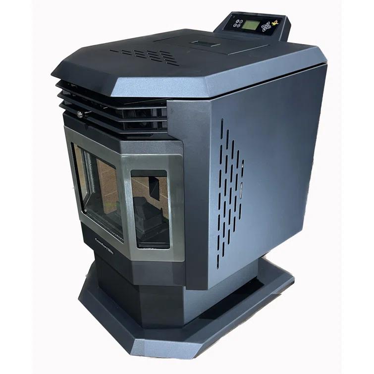 ComfortBilt Pellet Stoves HP21-Black-SS Pellet Stove